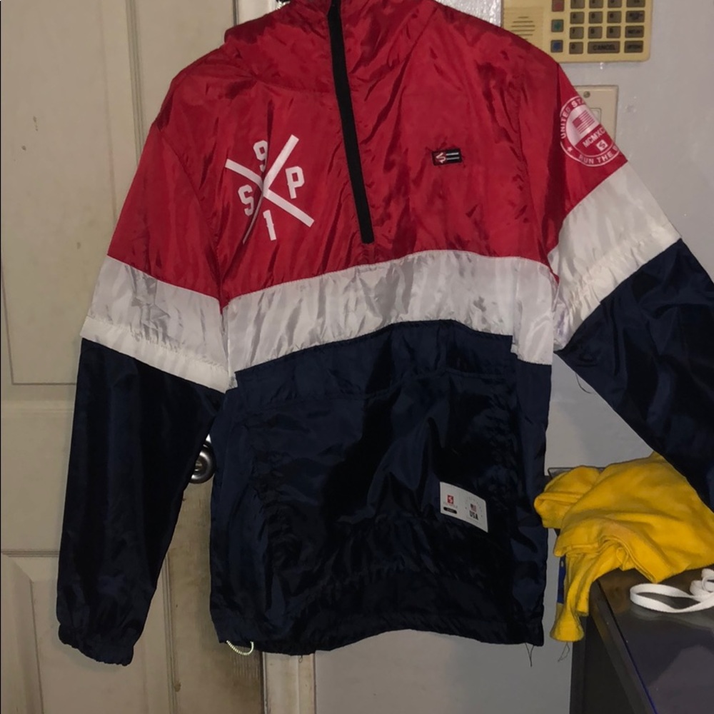Windbreaker Red white and blue
